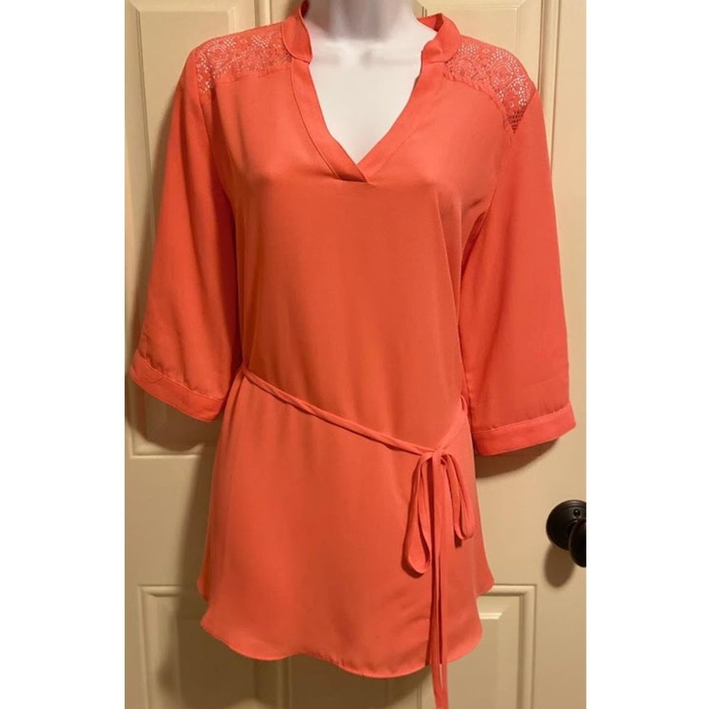 IZ Byer California Lace-Back Tunic - Juniors
